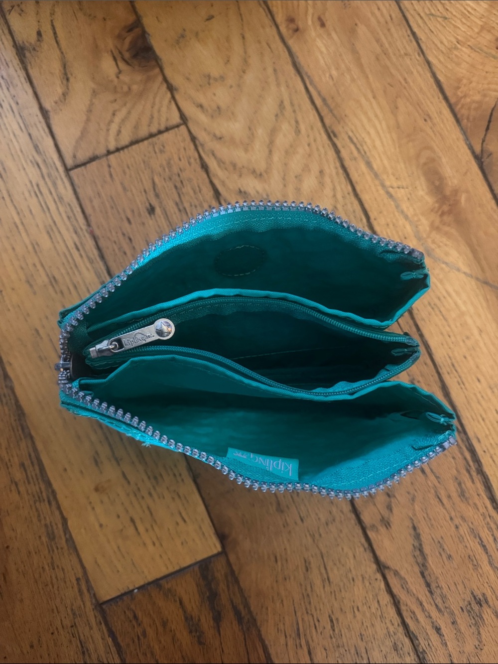 Kipling 3 Compartment Zipper Pouch - Picture 4 of 5